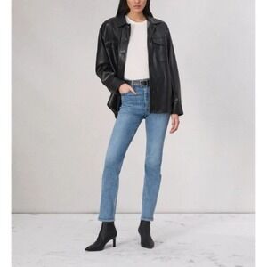 Rag & Bone Wren High Rise‎ Full Length Slim Jeans Flexi Smooth Sculpt Sz 27